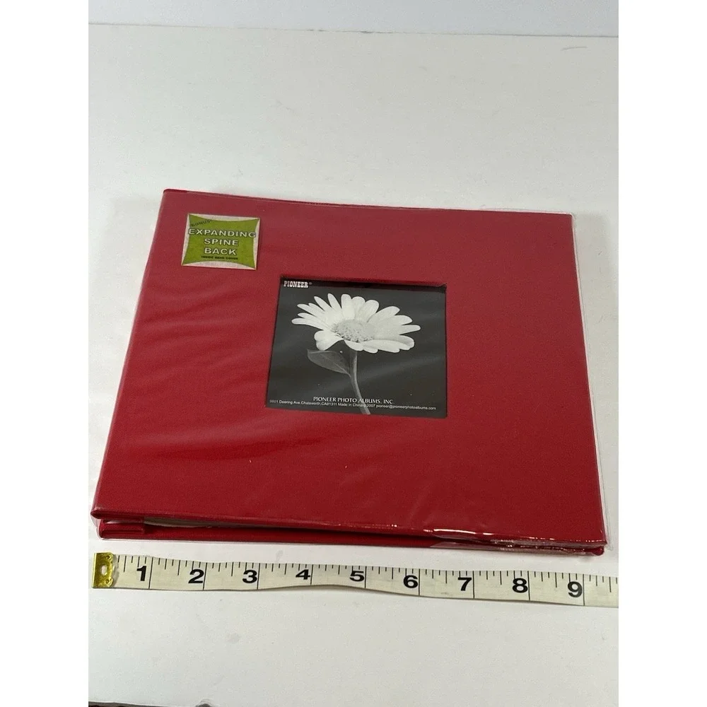Pioneer E-Z Load 8 x 8 Memory Book Acid Free 20 Top Loading Pages NEW Red